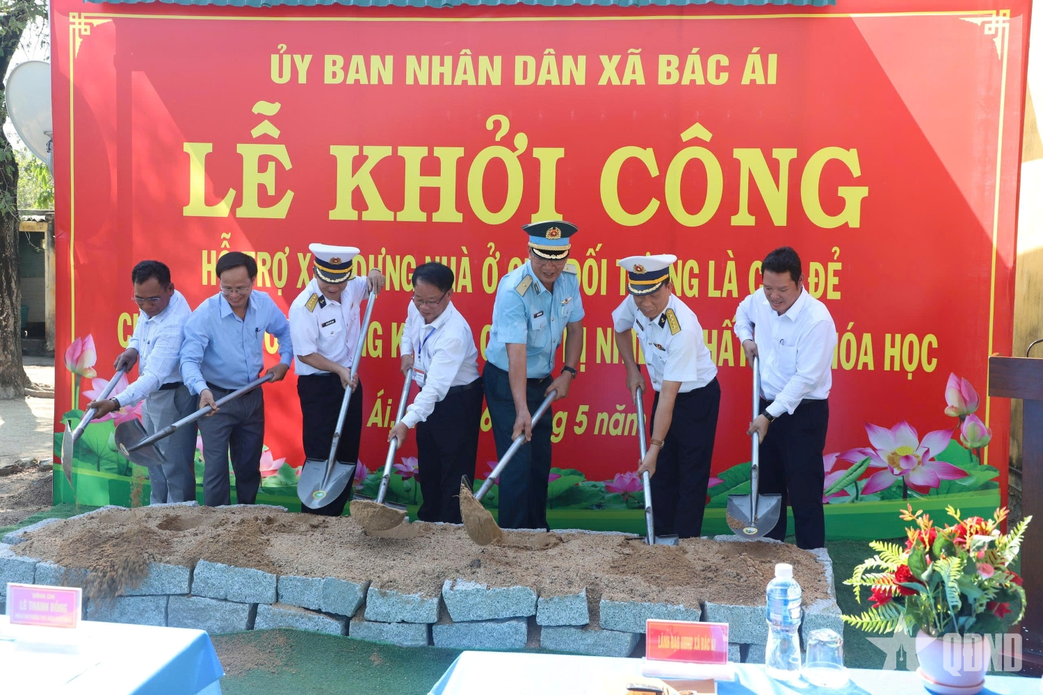Các đơn vị Quân đội tham gia xây nhà hỗ trợ người dân tại Khánh Hòa